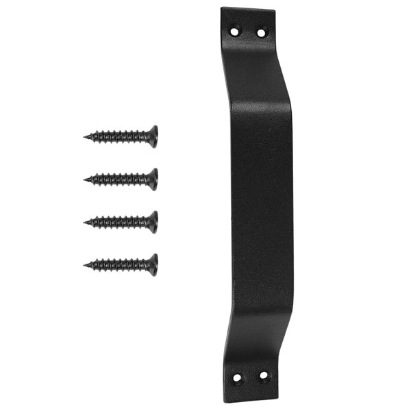 Boshen Sliding Barn Door Pull And Flush Door Handle Set Matte Black 11" 8.7" 8.9" Wayfair Canada